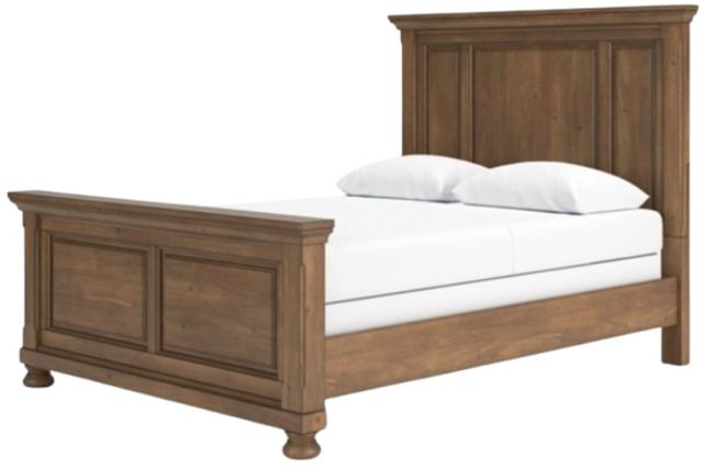 Signature Design by Ashley® Feddinger Medium Brown Queen Panel Bed-4