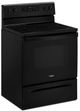 Whirlpool® 30" Black Free Standing Electric Range-3