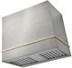 AGA Loge 36" Stainless Steel Wall Mounted Range Hood with Brushed Nickel-0