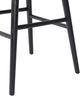 Four Hands Hannah Sonoma Black Swivel Bar Stool-4