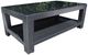 CabanaCoast® Customizable Chorus Wicker 46"x26" Outdoor Rectangular Coffee Table-0