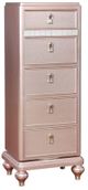 Furniture of America® Avior Rose Gold Swivel Chest-0