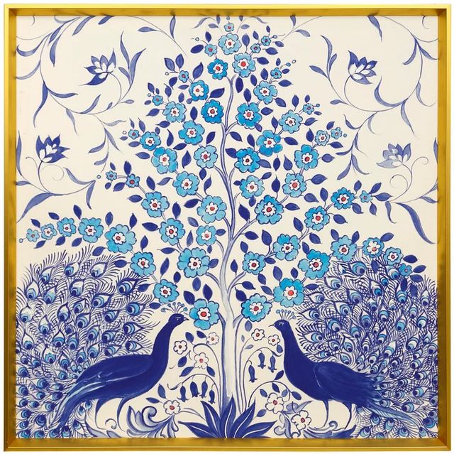 Stylecraft Peacock Garden Vlll Wall Art-0