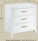 Winners Only® Fresno White 28" Nightstand-2