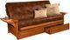 Kodiak Furniture Phoenix Barbados/Oregon Trail Saddle Full Storage Futon with Mattress-0
