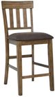 Signature Design by Ashley® Urbinforte 5-Piece Brown/Light Brown Counter Extension Dining Table Set-4