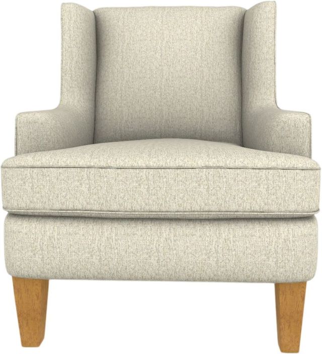 Best® Home Furnishings Customizable Field & Stream Home Sterling Wing Back Chair with Honey Birch Legs-1
