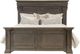 Elements International Kings Court Gray King Panel Bed-1
