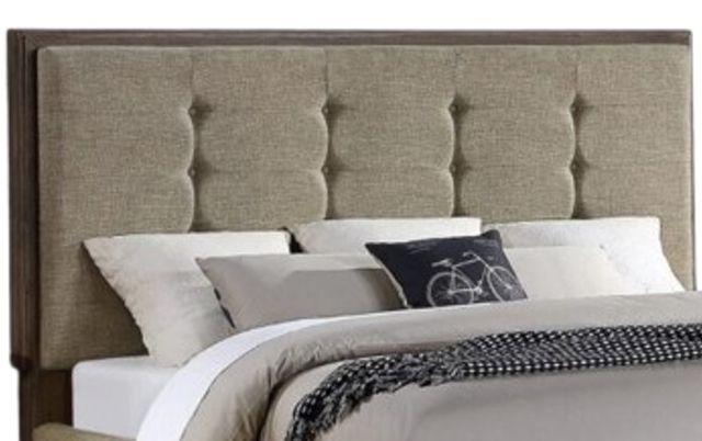 New Classic® Home Furnishings Cagney Vintage California King Upholstered Storage Panel Bed-2