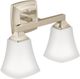Moen® Voss™ Polished Nickel Two Globe Bath Light-0