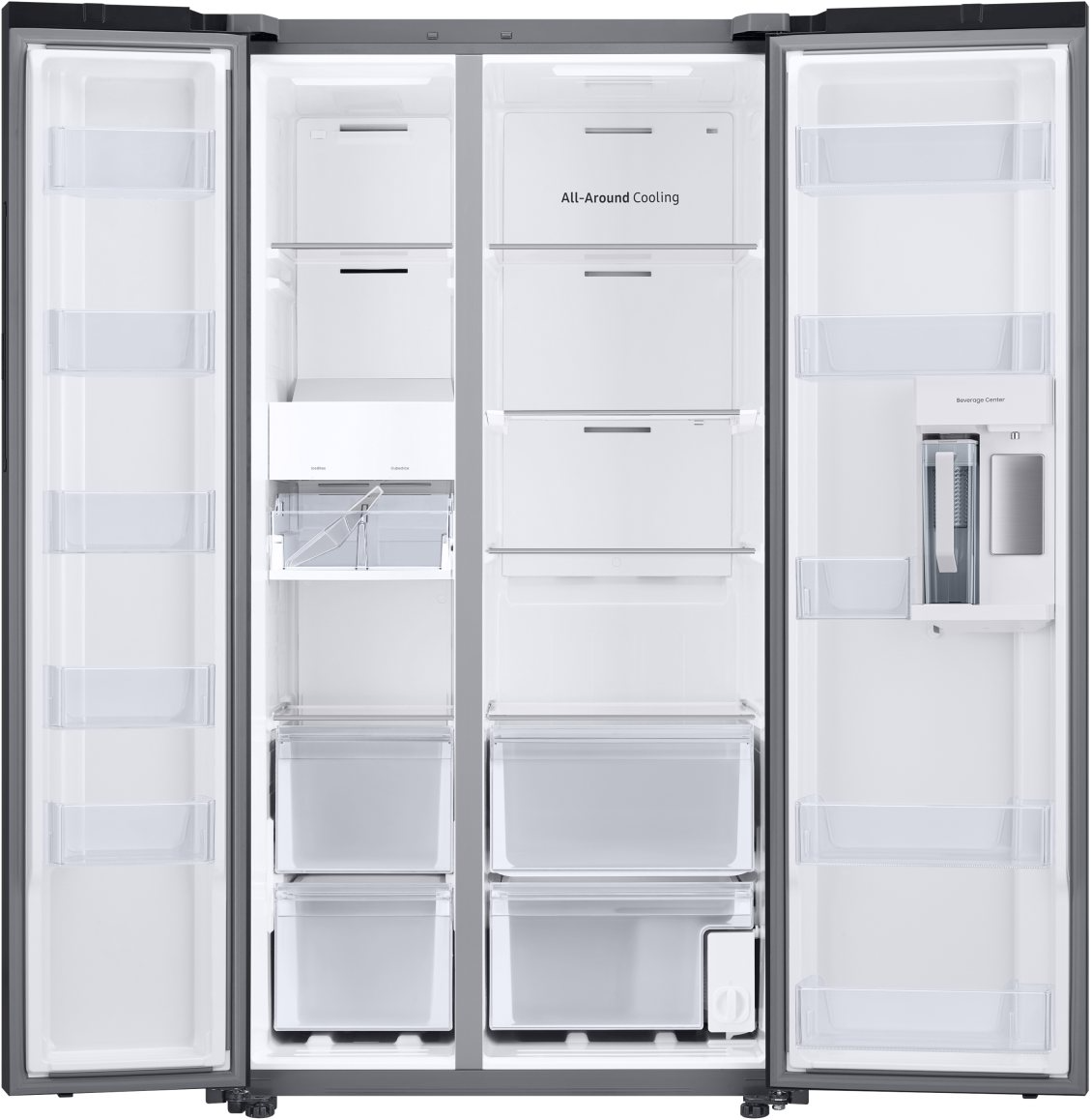 Samsung Bespoke 36" 28.0 Cu. Ft. Fingerprint Resistant Stainless Steel Side-by-Side Refrigerator - Thumbnail 2