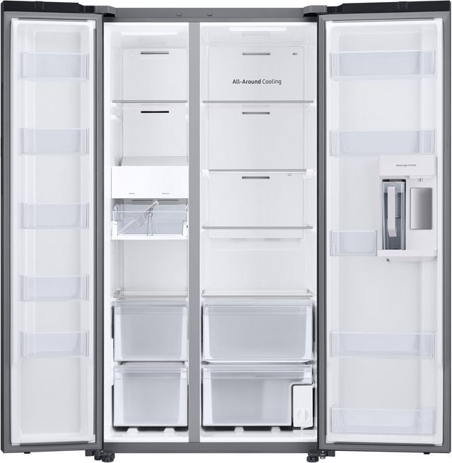 Samsung Bespoke 36 in. 28.0 Cu. Ft. Fingerprint Resistant Stainless Steel Side-by-Side Refrigerator-3