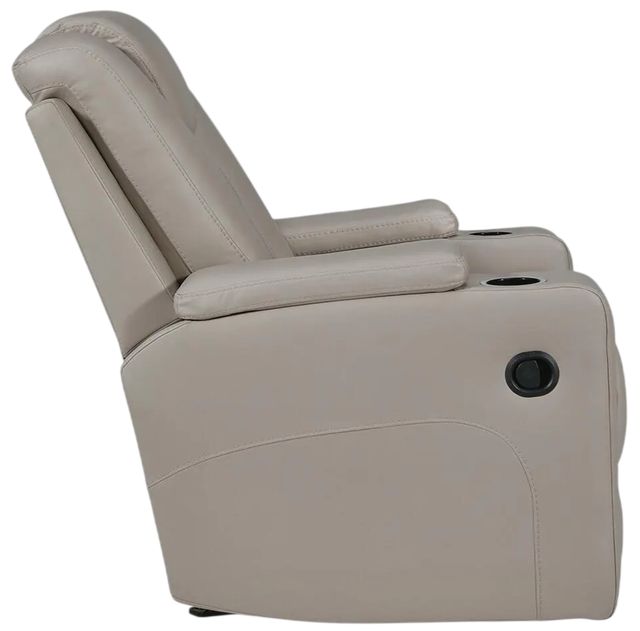 Signature Design by Ashley® Elevate Edges Coin Manual Glider Recliner -4