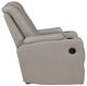 Signature Design by Ashley® Elevate Edges Coin Manual Glider Recliner -4