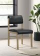 Coaster® Kehoe 2-Piece Black/Natural Oak Dining Side Chair Set-1