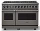 Viking® 7 Series 48" Damascus Gray Pro Style Dual Fuel Range-0
