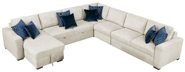 Homelegance® Isla 5-Piece Beige Sectional with Reversible Chaise-3