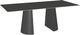 Amisco Customizable Gemma 84" Rectangular Counter Height Pub Table with 0.5" Starstone on Glass Top-0
