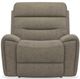 La-Z-Boy® Soren Mushroom Power Rocking Recliner with Headrest and Lumbar-1