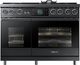 Dacor® 48" Graphite Stainless Pro Style Dual Fuel Range-0