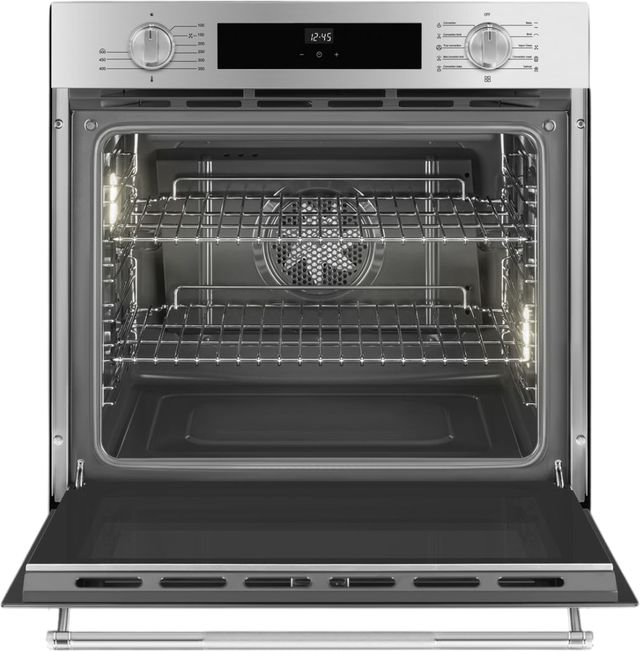 Smeg 30" Fingerproof Stainless Steel Single Electric Wall Oven-2