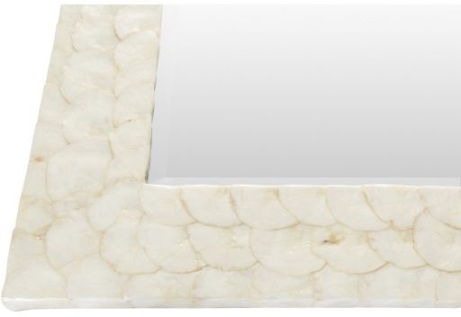 Surya Whitaker White Wall Mirror-1