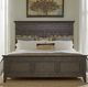 Liberty Furniture Paradise Valley Saddle Brown King Panel Bed-1