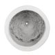 A & B Home White Ridged Round Cement Planter-2