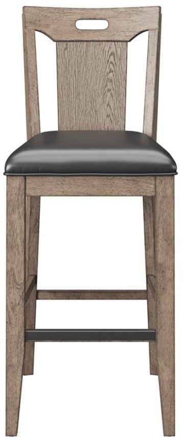 Emerald Home Benton Pecan Brown Bar Stool-3
