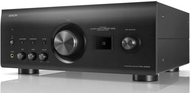 Denon® HiFi 3000 Series 2.0 Channel Black Integrated Amplifier-2