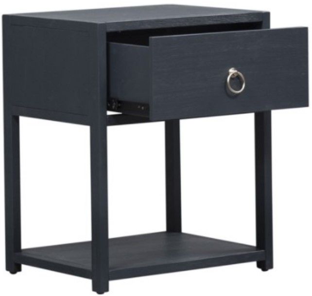 Liberty Furniture Midnight Wire Brushed Denim Accent Table