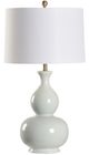 Wildwood Lamps Waterspout Crisp Blue Glaze Lamp-0