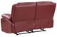 Coaster® Camila 2-Piece Red Manual Reclining Living Room Set-4