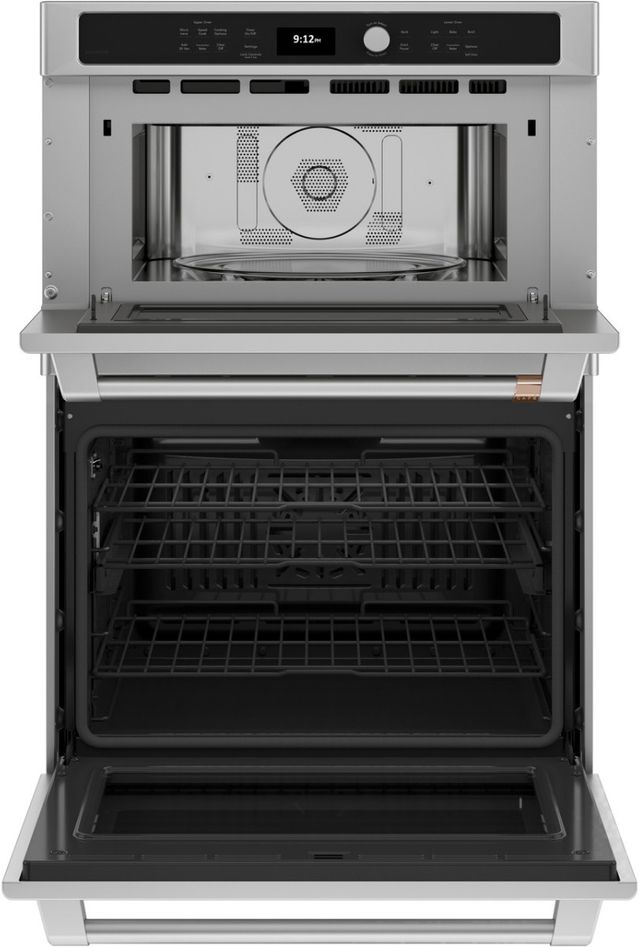 Café™ 30" Stainless Steel Oven/Microwave Combo Electric Wall Oven-1