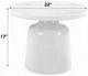 ACME Furniture Zaid White High Gloss End Table-3