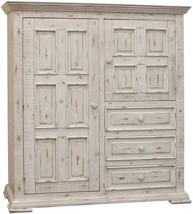 International Furniture Direct Terra Vintage White Gentleman's Chest-0