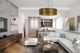 Cal® Lighting & Accessories Rochefort Distress Gold Chandelier-3