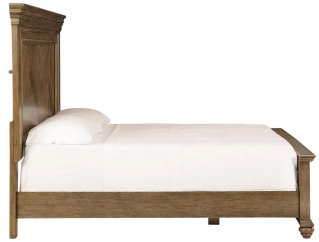 Signature Design by Ashley® Karallin Medium Brown California King Panel Bed-3