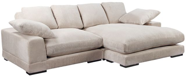 Moe's Home Collection Plunge 2-Piece Cappuccino L-Shaped Sectional and Reversible Chaise-0