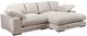 Moe's Home Collection Plunge 2-Piece Cappuccino L-Shaped Sectional and Reversible Chaise-0