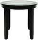 Jofran Inc. Urban Icon Glass Top Round Counter Table with Black Base-2
