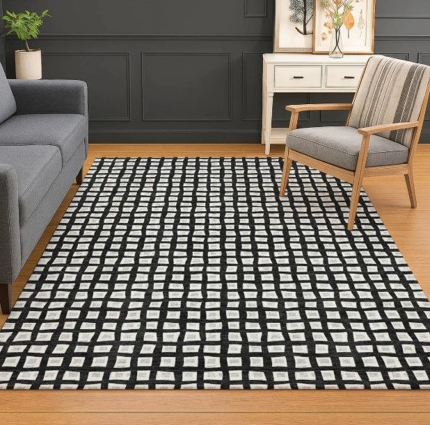 Dalyn™ Rug Company The Reserve TR4 Black 5' x 8' Area Rug-4