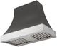 AGA Cascade 36" Slate Wall Mounted Range Hood with Polished Chrome Trim-0