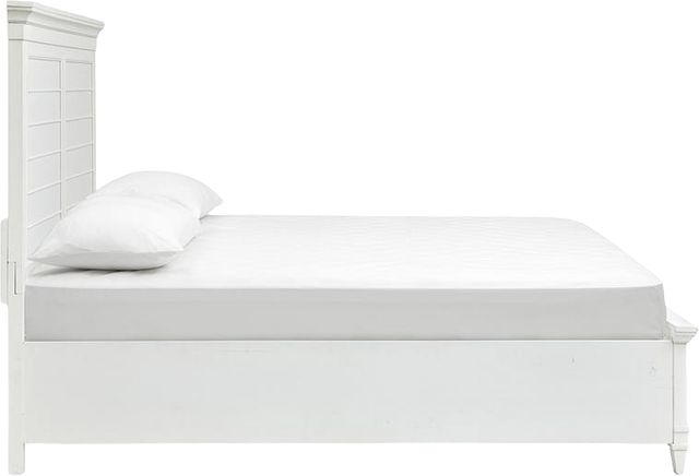 Magnussen Home® Charleston White Dove California King Panel Storage Bed-3