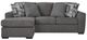 Signature Design by Ashley® Gardiner Pewter Chaise Sofa-2
