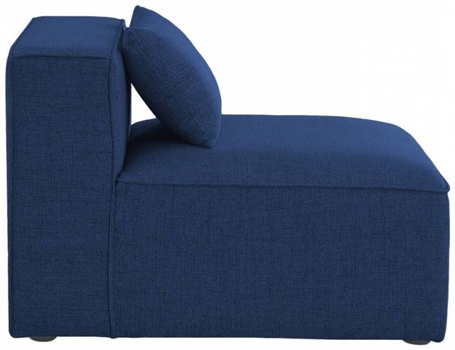 Meridian Furniture Cube Navy Modular Armless Chair-2