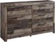 Benchcraft® Derekson 2-Piece Multi Gray Queen Panel Bed Bedroom Set-2