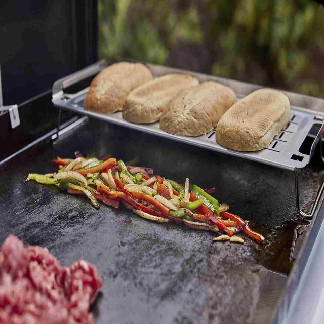 Weber® Stainless Steel Griddle Keep Warm Rack-2