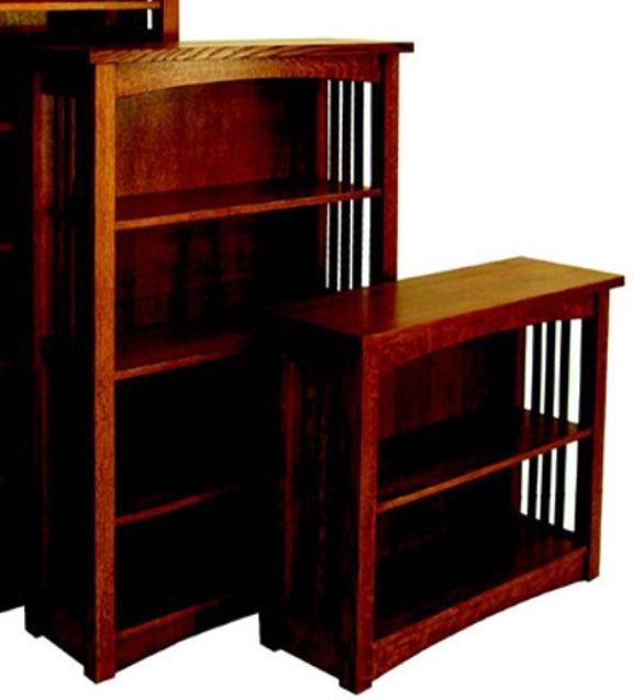 Fusion Designs Customizable Bungalow Mission 65" Bookcase-1