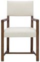 Hooker® Furniture Driftwood Lovegood Bisque/Worn Saddle Dining Arm Chair-1